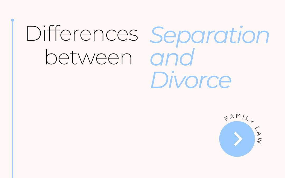 Have you recently separated or thinking about separating?