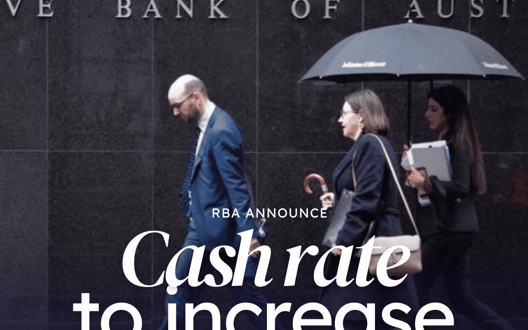 RBA releases another cash rate rise for the 6th consecutive month of 2022
